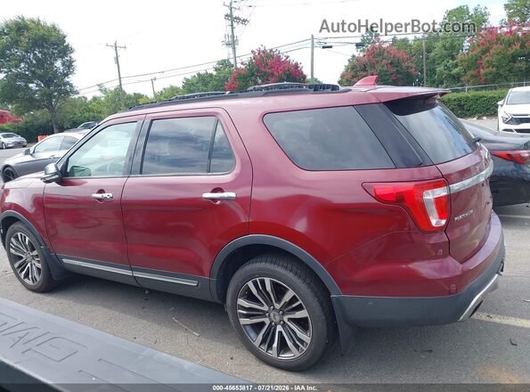 1FM5K8HT7GGB58636 2016 FORD EXPLORER Burgundy Панорамний вид салону 360°