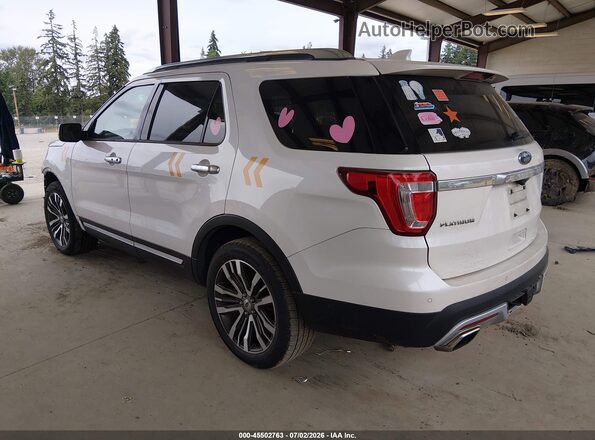 1FM5K8HT7HGA23402 2017 FORD EXPLORER Белый Задняя левая четверть