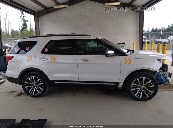 1FM5K8HT7HGA23402 2017 FORD EXPLORER Белый Панорамный вид салона 360°