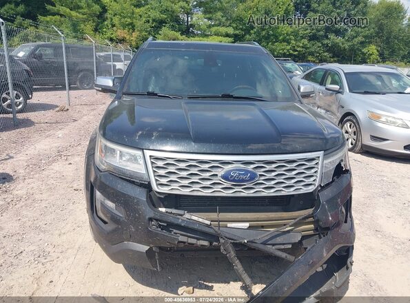 1FM5K8HT7HGC61797 2017 FORD EXPLORER Black ხელსაწყოთა პანელის ხედი
