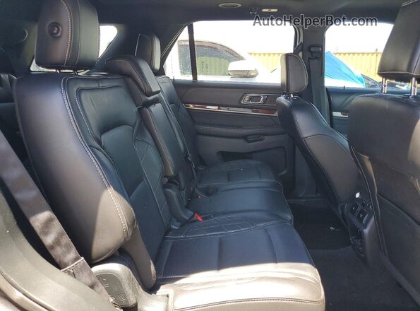1FM5K8HT7JGC00472 2018 FORD EXPLORER Gray უკანა სავარძლების ხედი