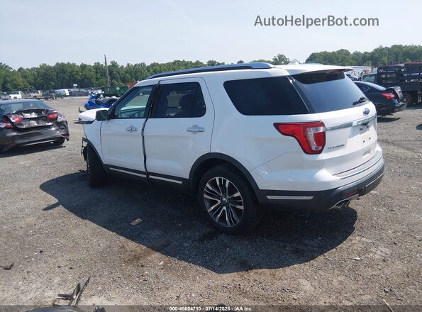 1FM5K8HT7JGC24030 2018 FORD EXPLORER White Rear left