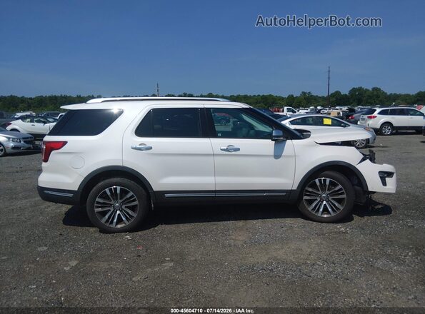 1FM5K8HT7JGC24030 2018 FORD EXPLORER White Rear interior view