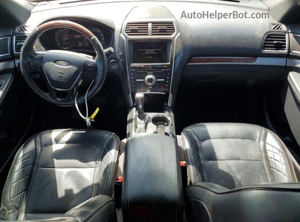 1FM5K8HT8JGC71180 2018 FORD EXPLORER White Widok deski rozdzielczej