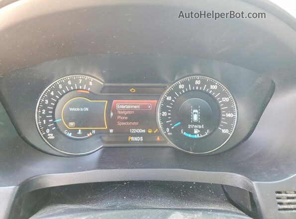 1FM5K8HT8JGC71180 2018 FORD EXPLORER White Widok zestawu wskaźników
