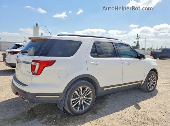 1FM5K8HT8JGC71180 2018 FORD EXPLORER White Tył prawy