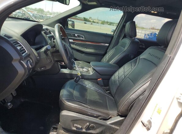 1FM5K8HT8JGC71180 2018 FORD EXPLORER White Widok wnętrza z przodu