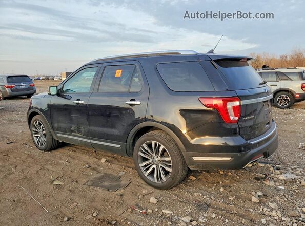 1FM5K8HT8KGA70820 2019 FORD EXPLORER Черный Задняя левая четверть