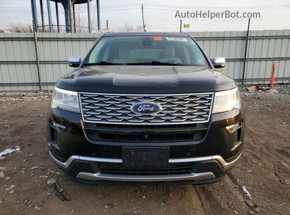 1FM5K8HT8KGA70820 2019 FORD EXPLORER Черный Вид спереди