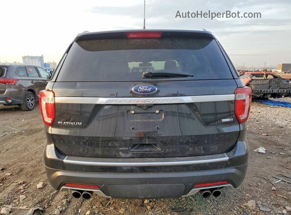 1FM5K8HT8KGA70820 2019 FORD EXPLORER Черный Вид сзади
