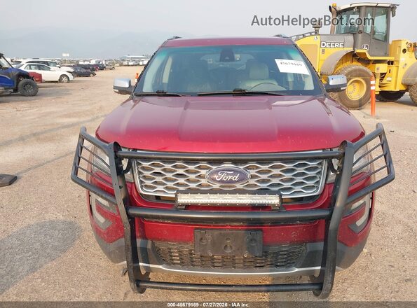 1FM5K8HT9GGB80539 2016 FORD EXPLORER Red Widok zestawu wskaźników