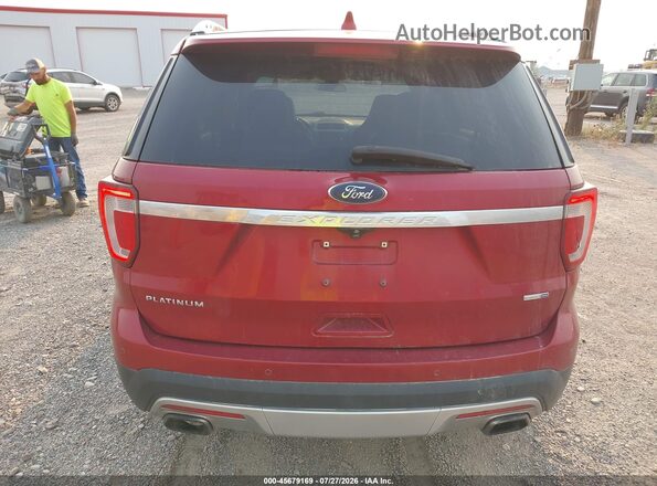 1FM5K8HT9GGB80539 2016 FORD EXPLORER Red 