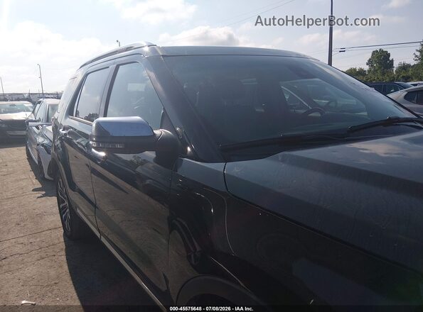 1FM5K8HT9HGC03836 2017 FORD EXPLORER Black უკანა სალონის ხედი