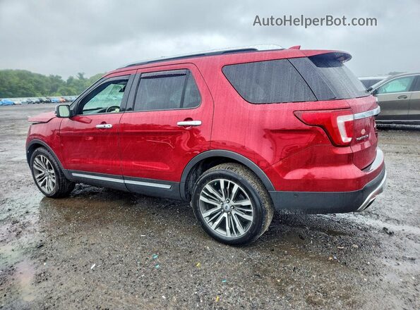 1FM5K8HTXHGC82191 2017 FORD EXPLORER Красный Задняя левая четверть