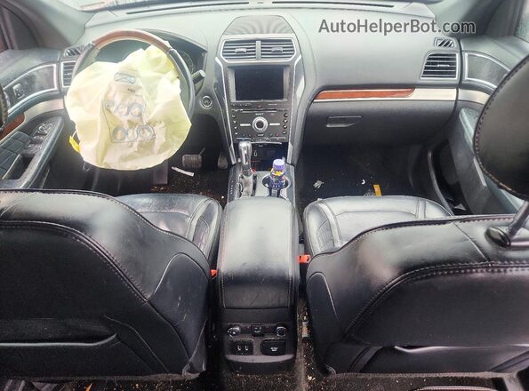1FM5K8HTXHGC82191 2017 FORD EXPLORER Красный Вид панели приборов