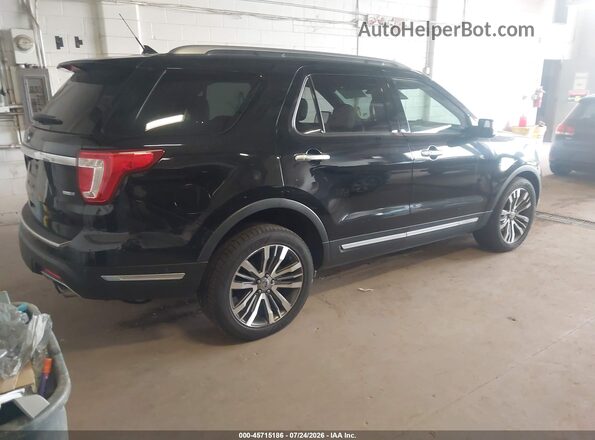 1FM5K8HTXJGB70450 2018 FORD EXPLORER Black Հետևի աջ