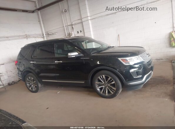 1FM5K8HTXJGB70450 2018 FORD EXPLORER Black Սալոնի հետևի տեսք