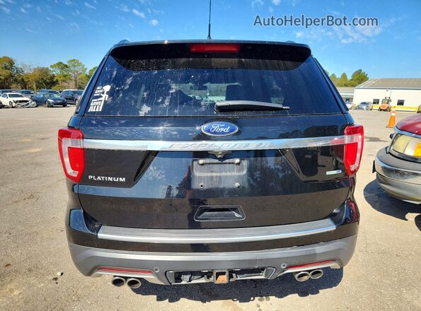 1FM5K8HTXJGC04807 2018 FORD EXPLORER Black Հետևի տեսք