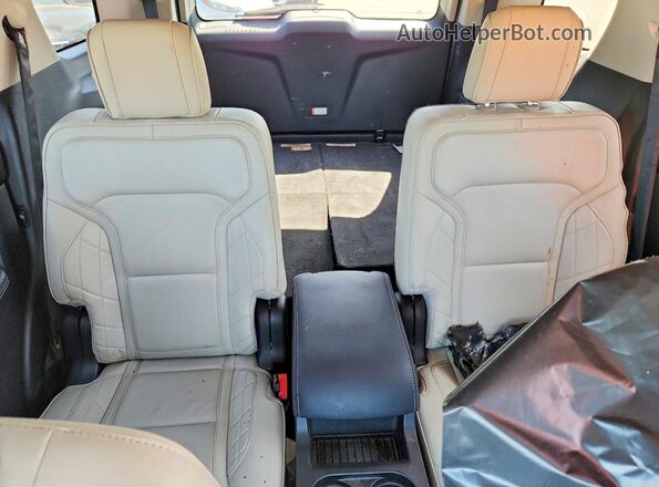 1FM5K8HTXJGC04807 2018 FORD EXPLORER Black Հետևի նստատեղերի տեսք