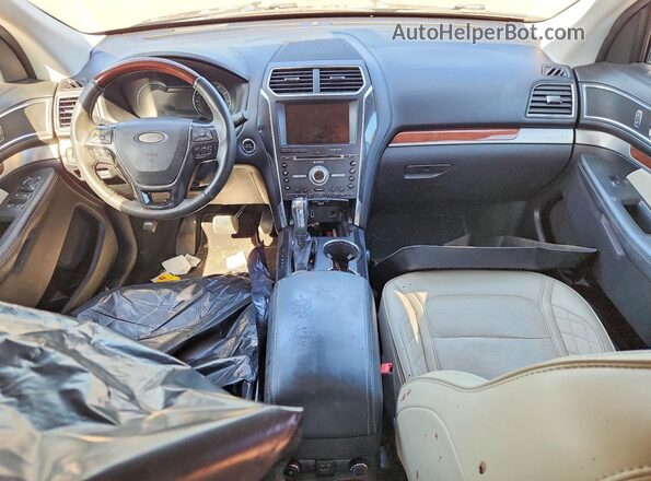 1FM5K8HTXJGC04807 2018 FORD EXPLORER Black Առջևի վահանակի տեսք