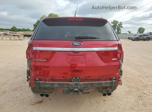 1FM5K8HTXKGA64856 2019 FORD EXPLORER Красный Вид сзади