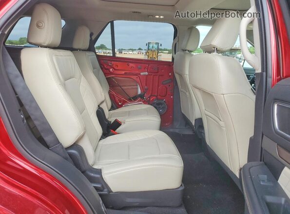 1FM5K8HTXKGA64856 2019 FORD EXPLORER Красный Вид задней части салона