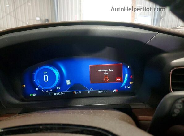1FM5K8LC4NGA90347 2022 FORD EXPLORER Gray Instrument cluster view