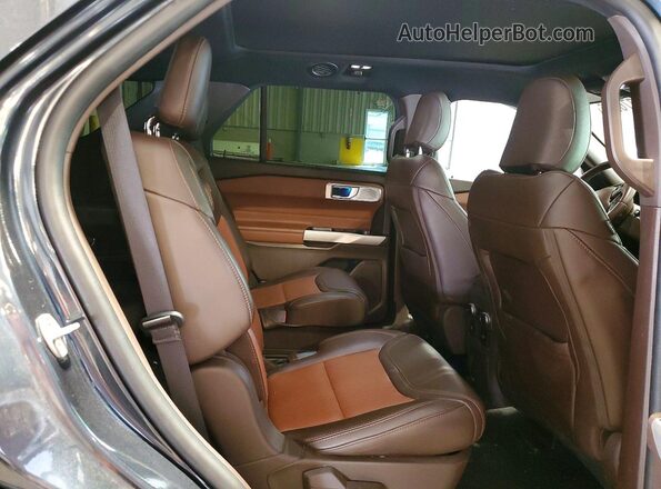 1FM5K8LC4NGA90347 2022 FORD EXPLORER Gray Rear interior view