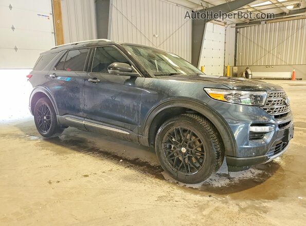 1FM5K8LC4NGA90347 2022 FORD EXPLORER Gray Front right