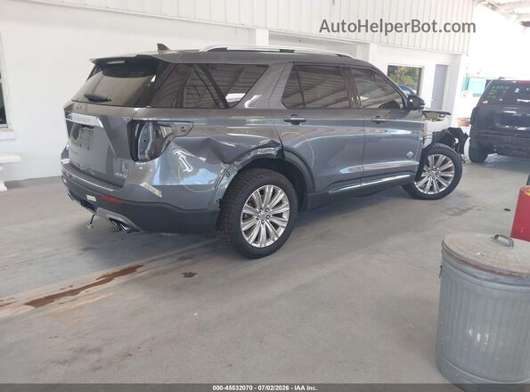 1FM5K8LC8NGA18874 2022 FORD EXPLORER Gray Rear right