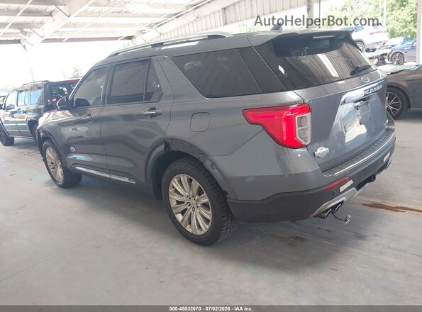 1FM5K8LC8NGA18874 2022 FORD EXPLORER Gray Rear left