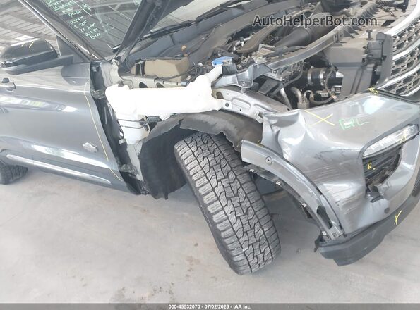 1FM5K8LC8NGA18874 2022 FORD EXPLORER Gray Front view