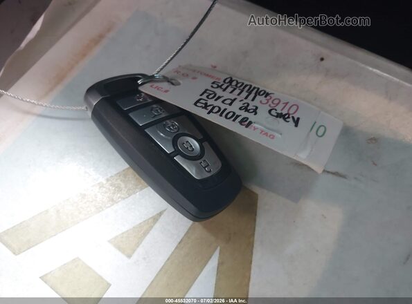 1FM5K8LC8NGA18874 2022 FORD EXPLORER Gray Dashboard view
