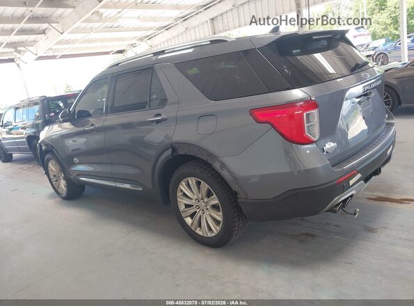 1FM5K8LC8NGA18874 2022 FORD EXPLORER Gray 360 interior view