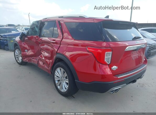 1FM5K8LC9RGA43496 2024 FORD EXPLORER Red Trasero izquierdo