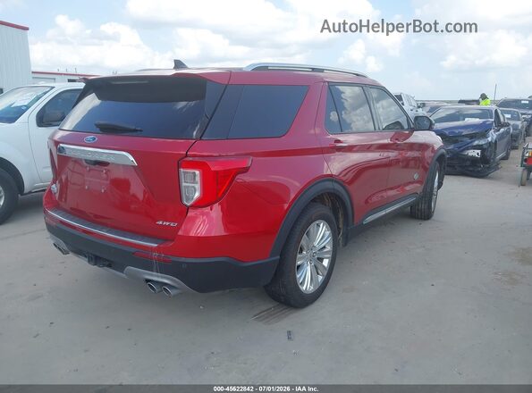 1FM5K8LC9RGA43496 2024 FORD EXPLORER Red Trasero derecho