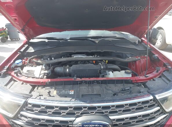 1FM5K8LC9RGA43496 2024 FORD EXPLORER Red Vista trasera
