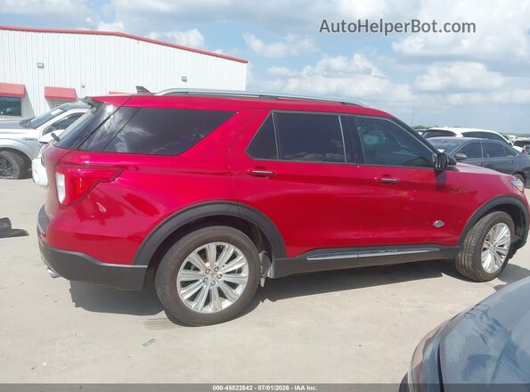 1FM5K8LC9RGA43496 2024 FORD EXPLORER Red Vista interior trasera