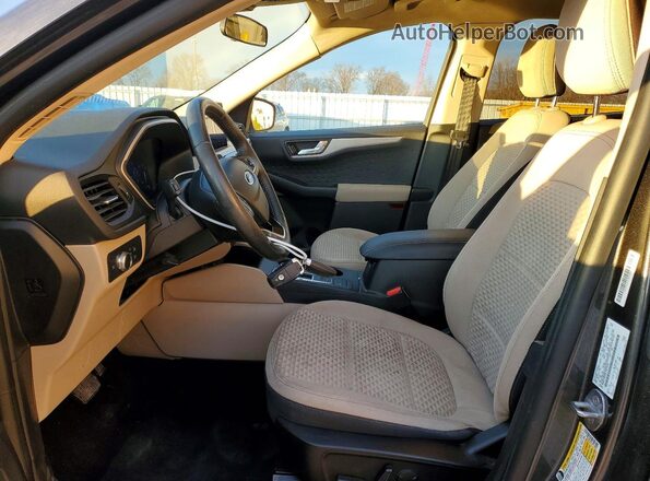 1FMCU0BZ2LUB13695 2020 FORD ESCAPE Charcoal Вид салону спереду