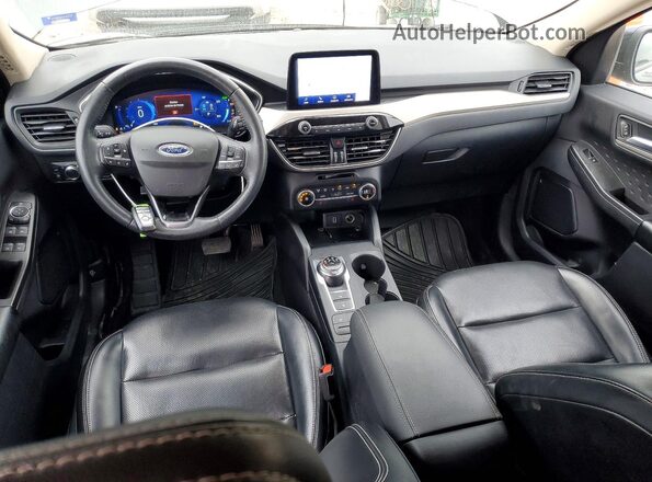 1FMCU0BZ2LUC05924 2020 FORD ESCAPE Серый Вид панели приборов
