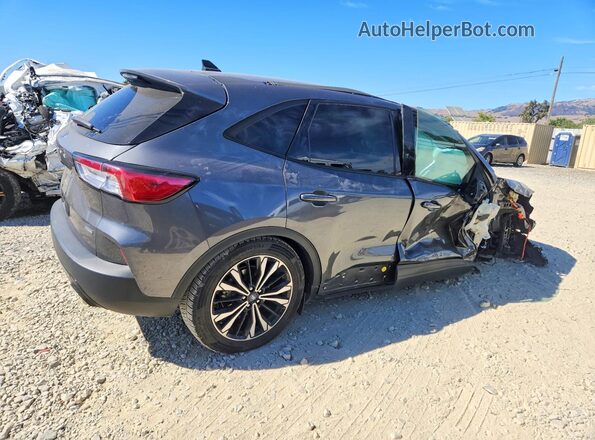 1FMCU0BZ2MUB01256 2021 FORD ESCAPE Gray Rear right