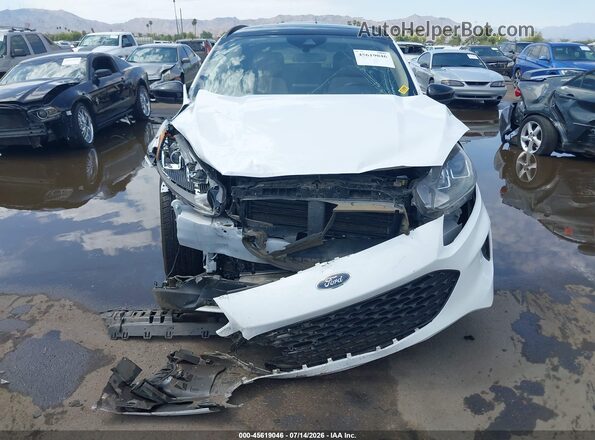 1FMCU0BZ7LUC57064 2020 FORD ESCAPE White Vista del cuadro de instrumentos
