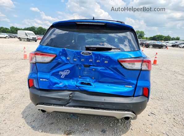 1FMCU0CZ1MUB03479 2021 FORD ESCAPE Blue Widok z tyłu