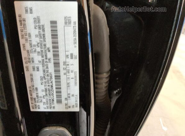 1FMCU0CZXMUA70031 2021 FORD ESCAPE Черный Вид наклейки с VIN-кодом