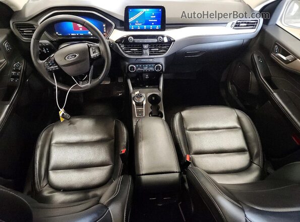 1FMCU0CZXNUB28754 2022 FORD ESCAPE Gray Dashboard view