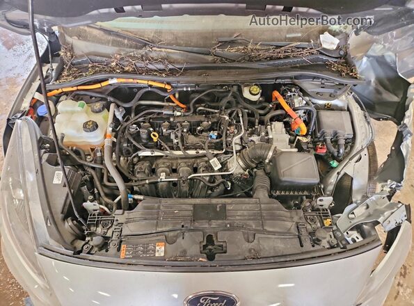 1FMCU0CZXNUB28754 2022 FORD ESCAPE Gray Engine compartment view