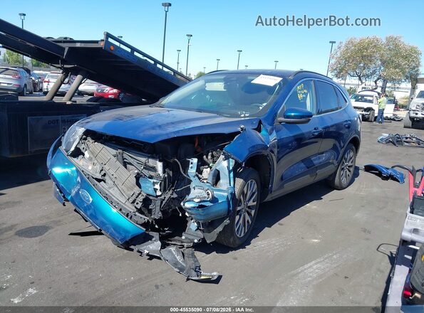 1FMCU0DZ0LUB05723 2020 FORD ESCAPE Blue Vista tres cuartos delantera izquierda