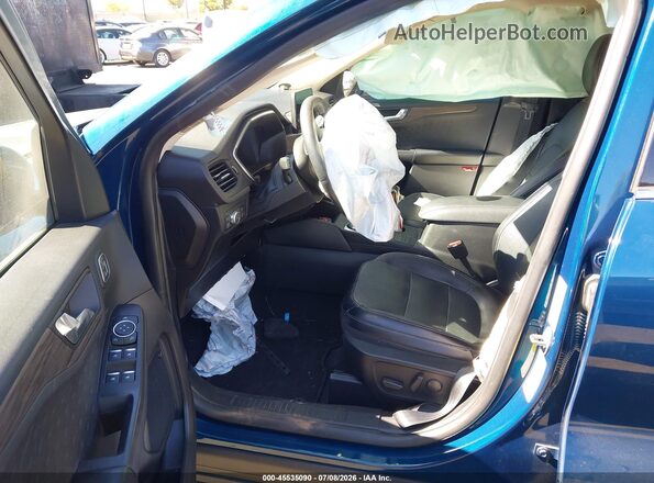 1FMCU0DZ0LUB05723 2020 FORD ESCAPE Blue Vista interior delantera