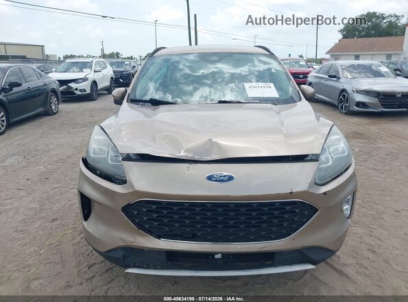 1FMCU0DZ1LUA39554 2020 FORD ESCAPE Brown Dashboard view
