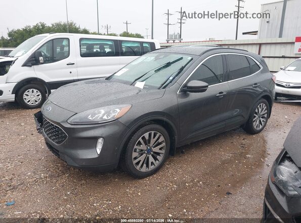 1FMCU0DZ4LUB02677 2020 FORD ESCAPE Серый Передняя левая четверть